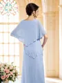 Sheath/Column Bateau Ankle-Length Chiffon Mother of the Bride Dresses