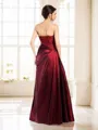 A-Line/Princess Strapless Floor-Length Taffeta Mother of the Bride Dresses With Appliques Lace