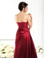 A-Line/Princess Strapless Floor-Length Taffeta Mother of the Bride Dresses With Appliques Lace