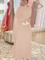 Sheath/Column Scoop Floor-Length Chiffon Mother of the Bride Dresses With Ruffles