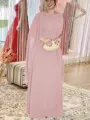 Sheath/Column Scoop Floor-Length Chiffon Mother of the Bride Dresses With Ruffles