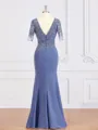 Sheath/Column Bateau Floor-Length Chiffon Mother of the Bride Dresses With Appliques Lace