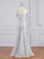 A-Line/Princess Bateau Floor-Length Tulle Mother of the Bride Dresses With Ruffles