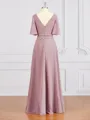 A-Line/Princess V-neck Chiffon Floor-Length Mother of the Bride Dresses