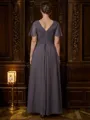 A-Line/Princess V-neck Floor-Length Chiffon Mother of the Bride Dresses With Ruffles