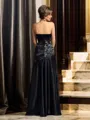 A-Line/Princess Sweetheart Floor-Length Satin Mother of the Bride Dresses With Appliques Lace