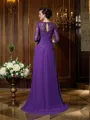 A-Line/Princess Sweetheart Floor-Length Chiffon Mother of the Bride Dresses With Appliques Lace