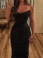 Sheath Sweetheart Floor-Length Prom Dress