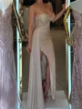 Sheath Sweetheart Appliques Lace Floor-Length Corset Prom Dress