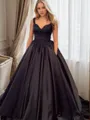 Ball-Gown V-neck Court Train Sleeveless Wedding Dresses