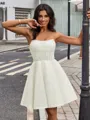 A-line Straight Gorgeous Short/Mini Corset Homecoming Dress