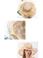 Ladies' Glamourous Organza Silk Flower Adjustable Kentucky Derby Hats/Tea Party Hats