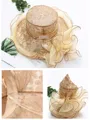 Ladies' Glamourous Organza Silk Flower Adjustable Kentucky Derby Hats/Tea Party Hats
