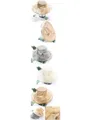 Ladies' Glamourous Organza Silk Flower Adjustable Kentucky Derby Hats/Tea Party Hats