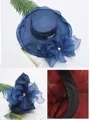 Ladies' Elegant Organza Silk Flower Adjustable Kentucky Derby Hats/Tea Party Hats