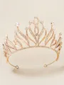 Elegant Alloy With Rhinestone Tiaras