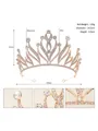 Elegant Alloy With Rhinestone Tiaras