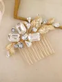 Charming Alloy With Rhinestone Combs & Barrettes