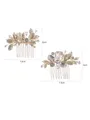 Charming Alloy With Rhinestone Combs & Barrettes
