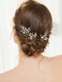 Brilliant Alloy With Rhinestone Combs & Barrettes(3 Pieces)