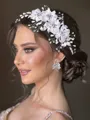 Elegant Pearls With Rhinestone Headpieces