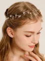 Simple Pearls With Rhinestone Headpieces