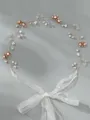 Simple Pearls With Rhinestone Headpieces