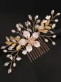 Elegant Pearls With Rhinestone Headpieces