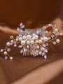 Simple Pearls With Rhinestone Headpieces