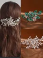 Beautiful Pearls With Rhinestone Headpieces