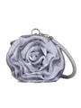 Charming Silk With Flower Evening/Party Handbags