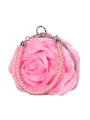 Charming Silk With Flower Evening/Party Handbags