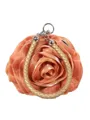 Charming Silk With Flower Evening/Party Handbags