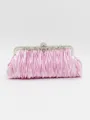 Elegant Satin With Rhinestone Evening/Party Handbags