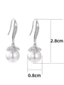 Simple Alloy With Imitation Pearl Earrings