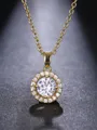 Fashion Alloy With Rhinestone Necklace