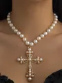 Unique Alloy With Imitation Pearl Necklace