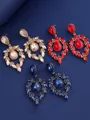 Graceful Alloy With Rhinestone Earrings