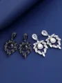 Graceful Alloy With Rhinestone Earrings