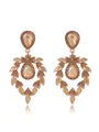 Graceful Alloy With Rhinestone Earrings