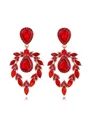 Graceful Alloy With Rhinestone Earrings