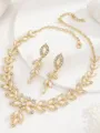Elegant Alloy With Imitation Pearl Jewelry Set
