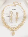 Elegant Alloy With Imitation Pearl Jewelry Set
