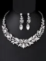 Luxurious Alloy With Rhinestone Jewelry Set