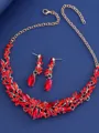 Luxurious Alloy With Rhinestone Jewelry Set