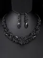 Luxurious Alloy With Rhinestone Jewelry Set
