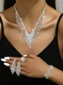 Attractive Alloy With Rhinestone Jewelry Set