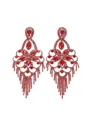 Luxurious Alloy With Rhinestone Earrings