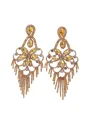 Luxurious Alloy With Rhinestone Earrings