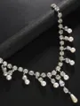 Exquisite Alloy With Imitation Pearl Necklace